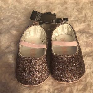 Babygirl 3-6 m glitter slippers